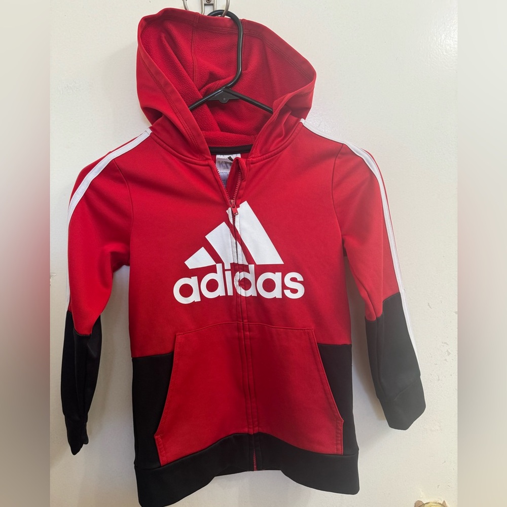 Adidas boy’s hoodie sweatshirt. Size 7